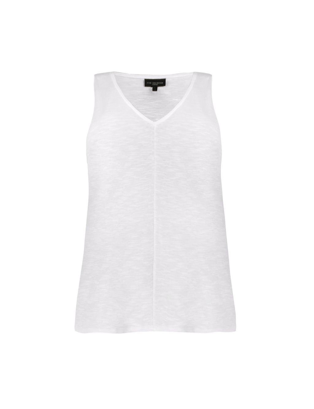 Pure Cotton V-Neck Relaxed Vest 1 of 5