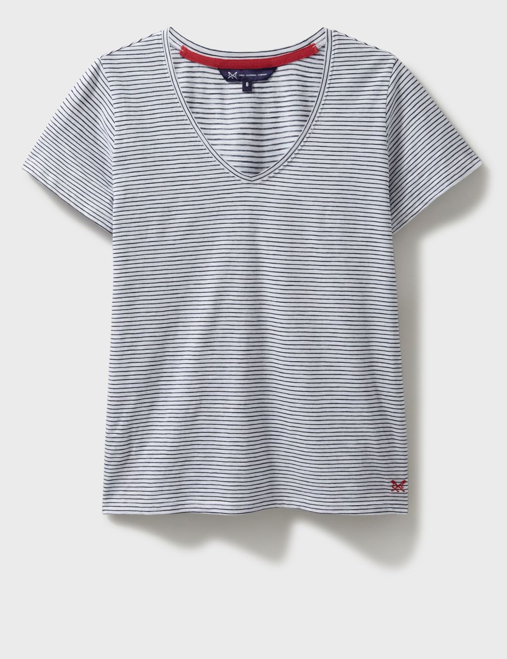 Pure Cotton V-Neck T-Shirt 1 of 5