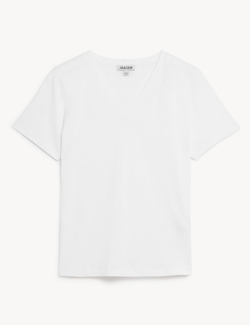 Pure Cotton V-Neck T-Shirt 1 of 7