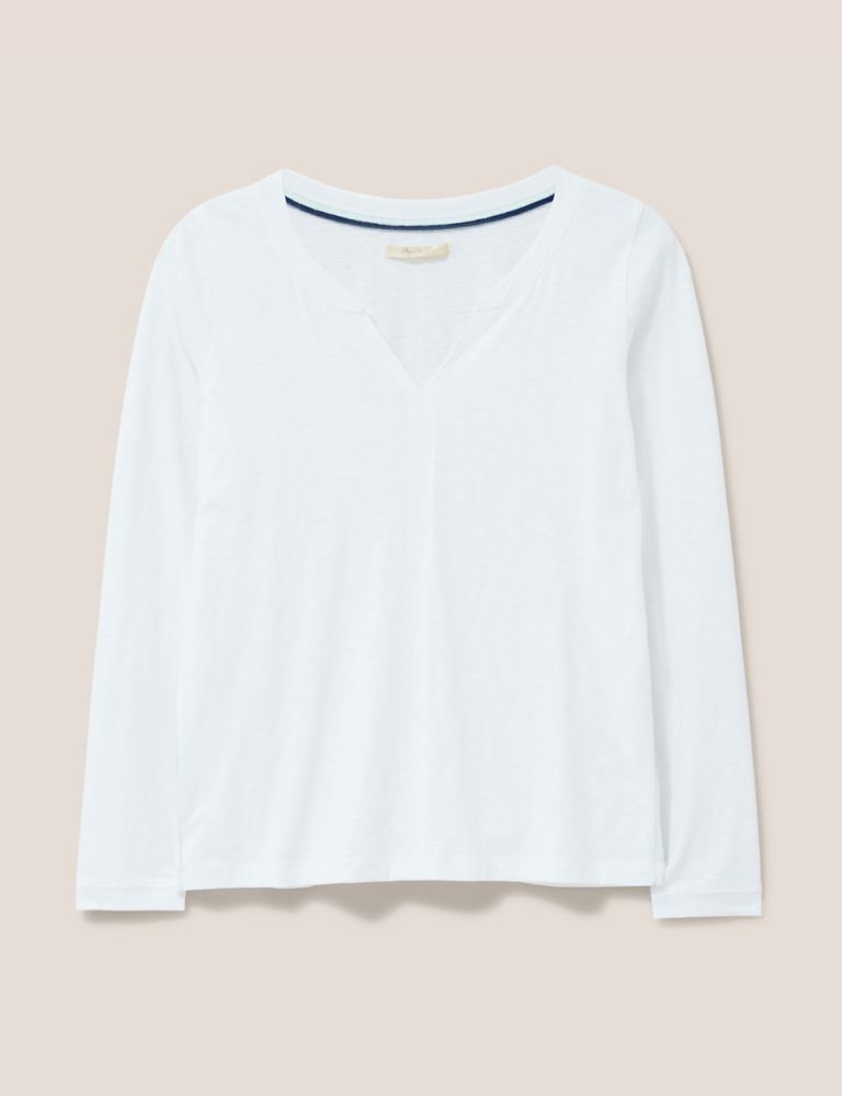 Pure Cotton V-Neck T-Shirt | White Stuff | M&S