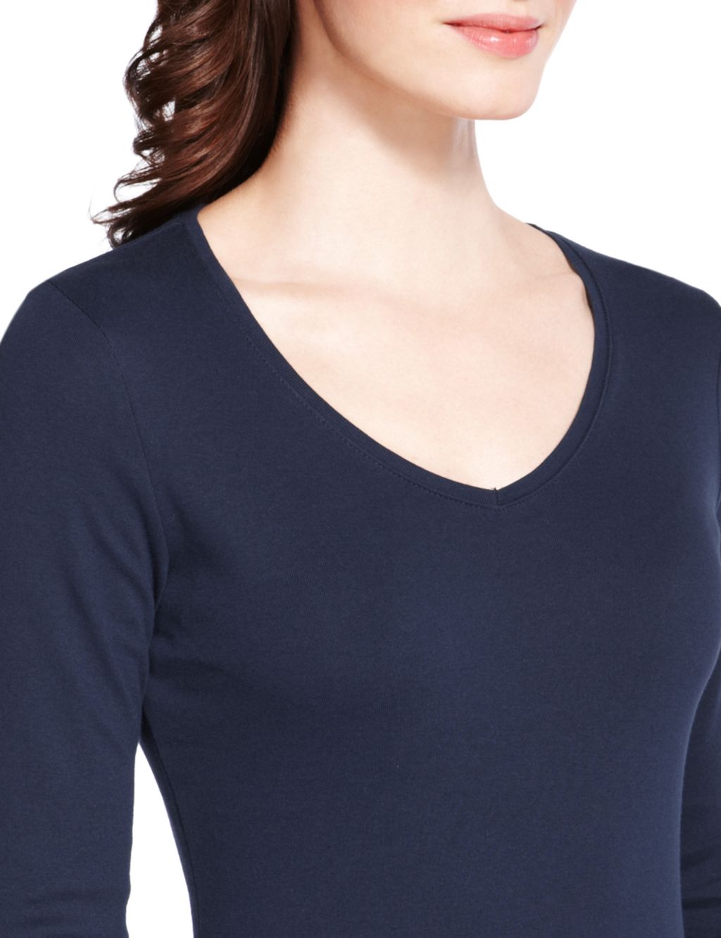 Pure Cotton V-Neck Top 6 of 6