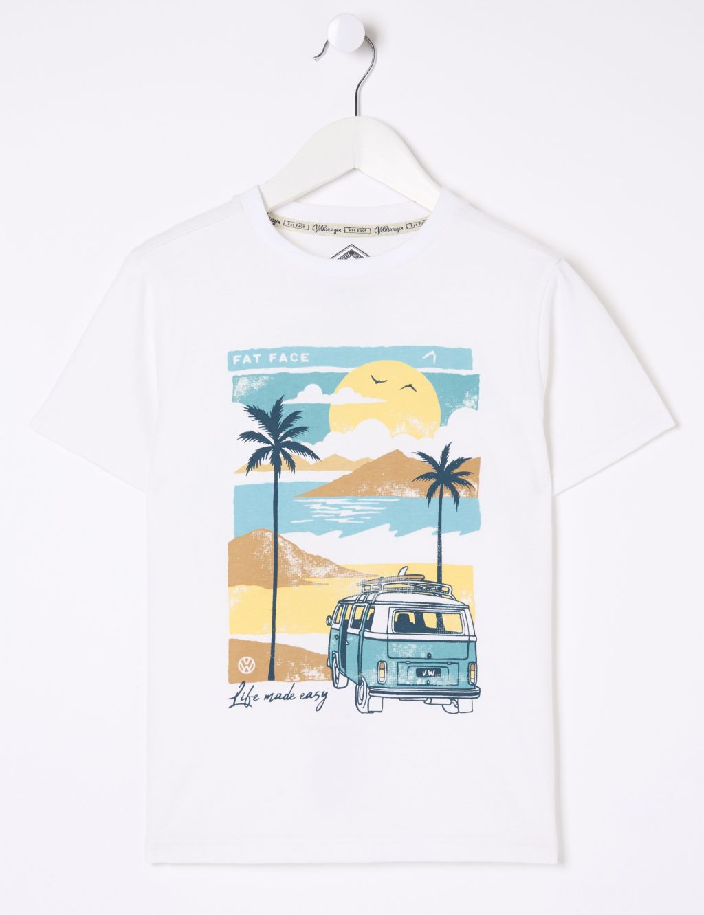 Pure Cotton VW Summer Graphic T-Shirt (3-13 Yrs) 1 of 4