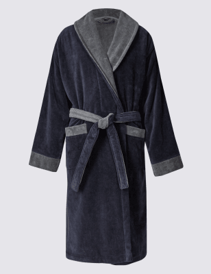 luxury velvet dressing gown