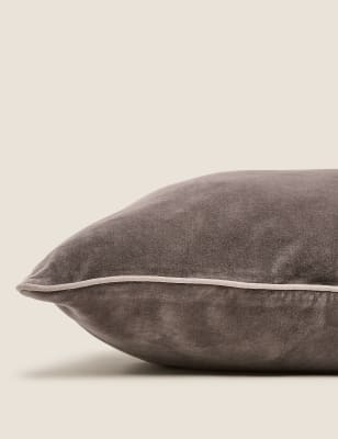 Pure Cotton Velvet Cushion Image 2 of 5