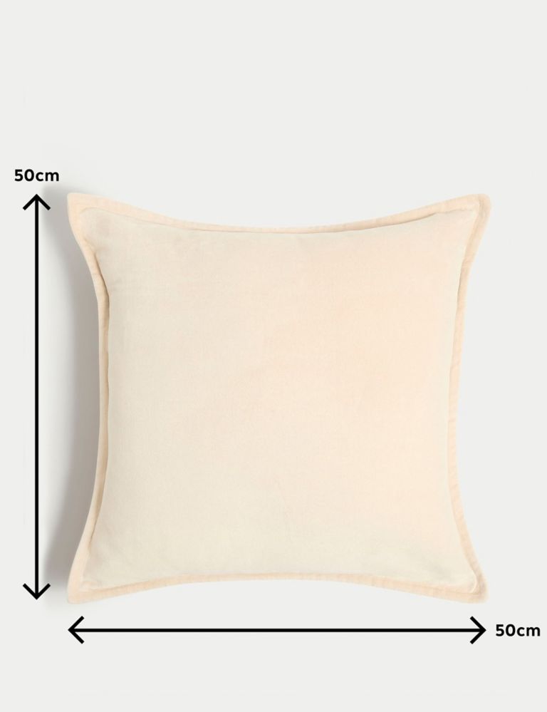 Pure Cotton Velvet Cushion 4 of 4