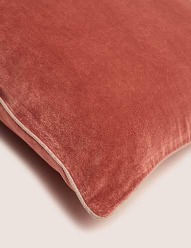 Pure Cotton Velvet Cushion 4 of 5