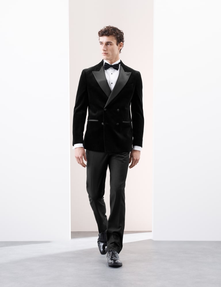 Marks and spencer double breasted suit discount