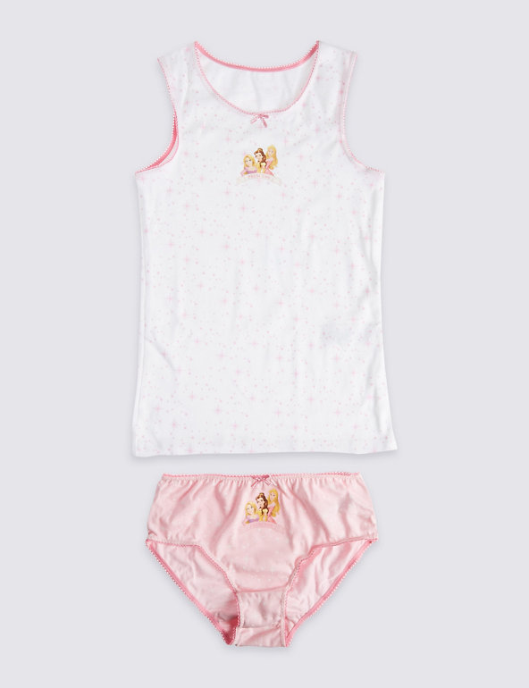 Pure Cotton Vest & Brief Set (3-10 Years) Image 1 of 1