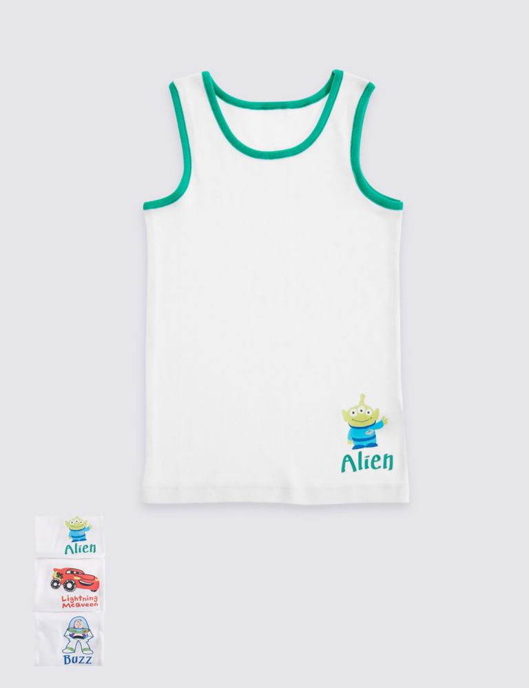 Pure Cotton Vests (18 Months - 10 Years) 1 of 3
