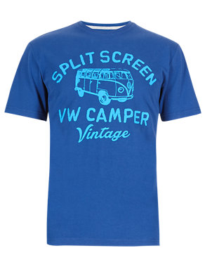 Pure Cotton Volkswagen Split Screen Soft Touch T-Shirt Image 2 of 3