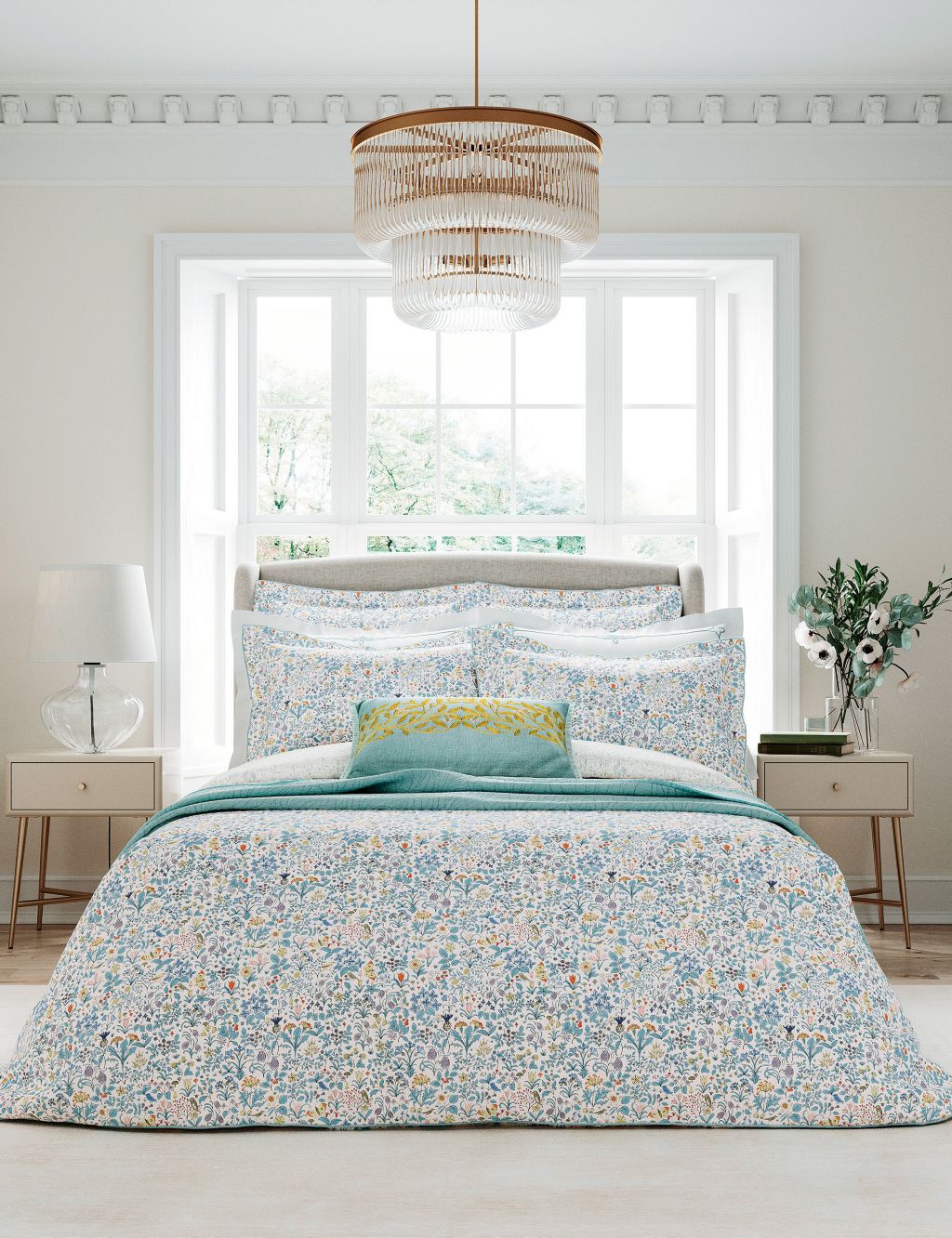 Pure Cotton Voysey Wildflower Duvet Cover 1 of 1