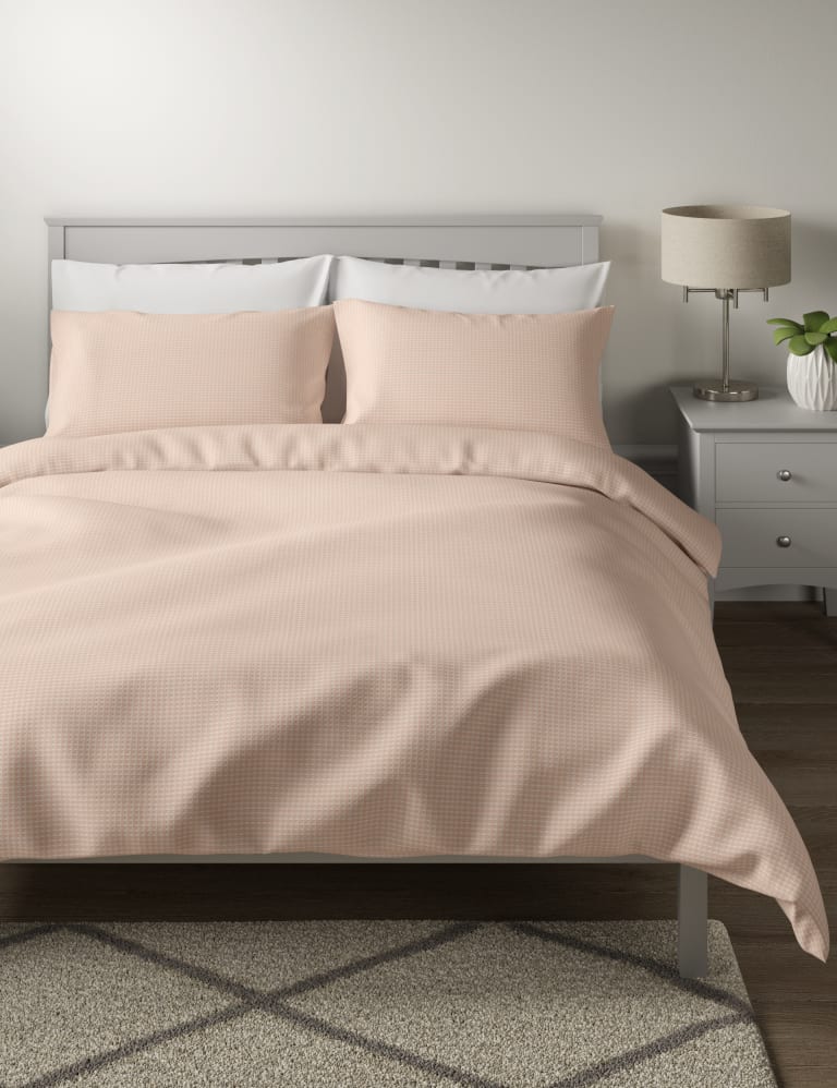Pure Cotton Waffle Bedding Set M&S