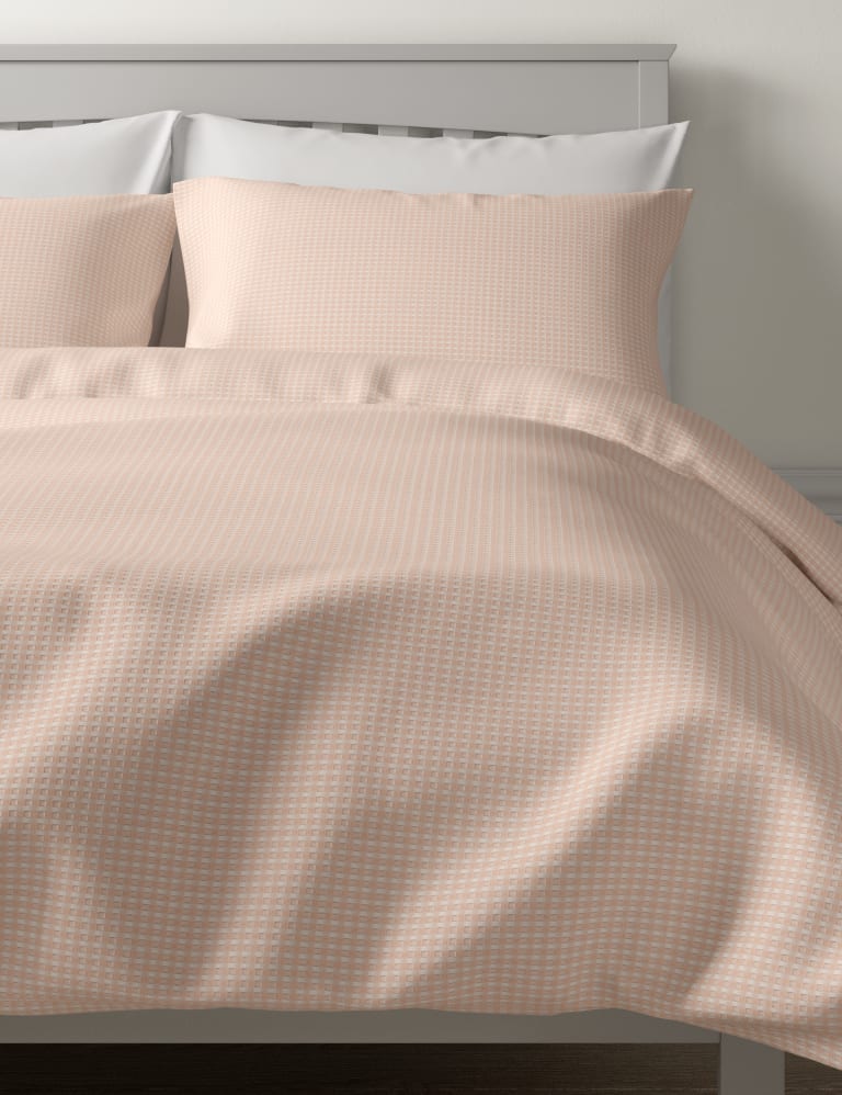 Pure Cotton Waffle Bedding Set M&S