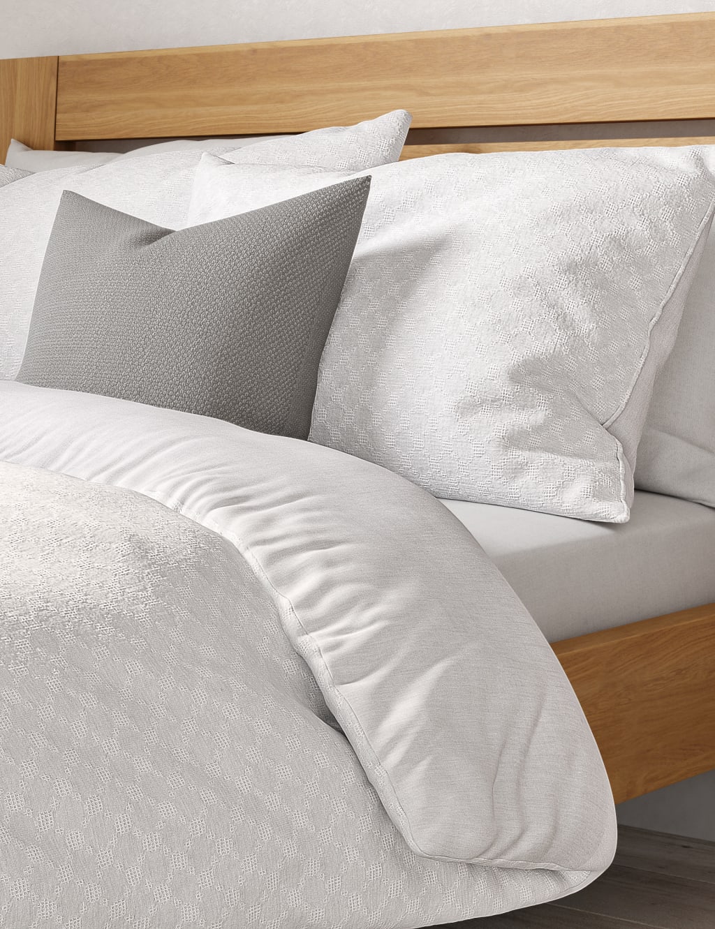 Pure Cotton Waffle Bedding Set M&S Collection M&S