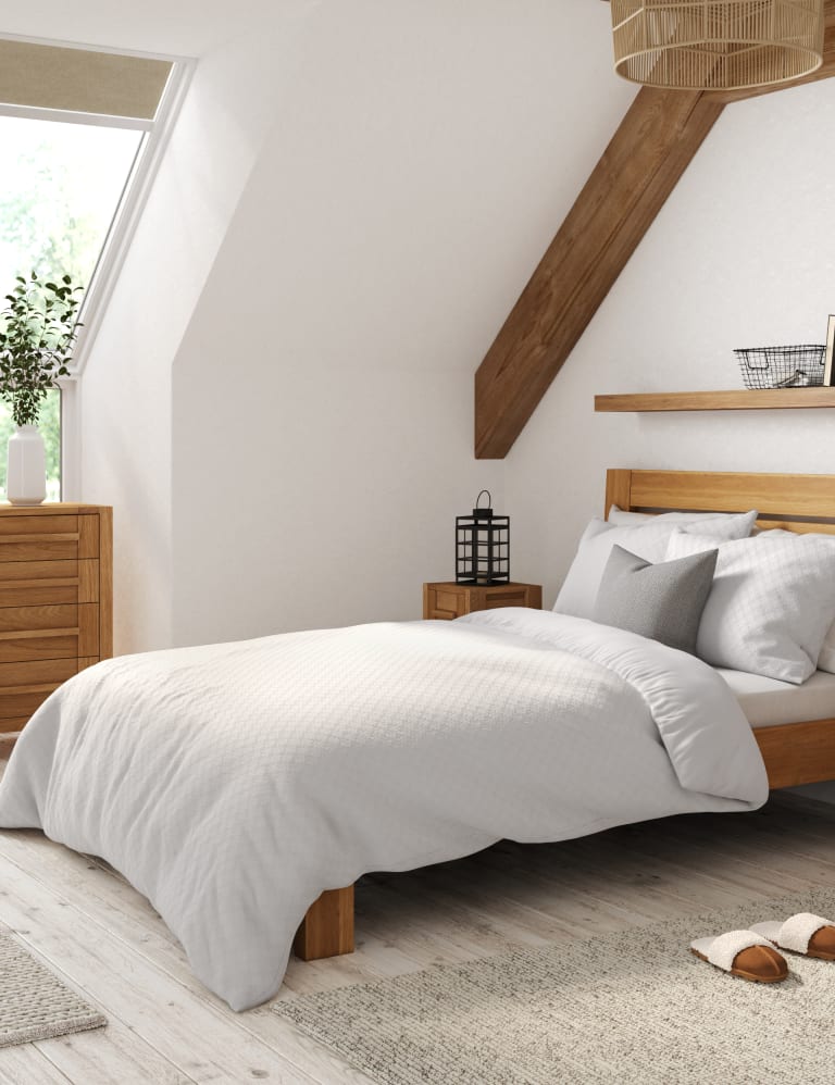 Pure Cotton Waffle Bedding Set M&S Collection M&S