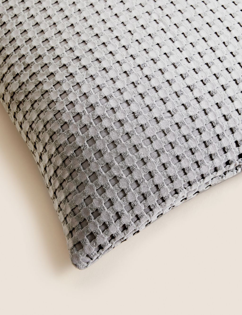 Pure Cotton Waffle Cushion | M&S Collection | M&S