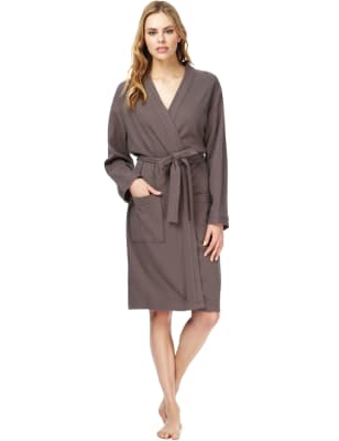 long waffle dressing gown womens Cinosural International School