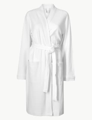 marks and spencer white dressing gown