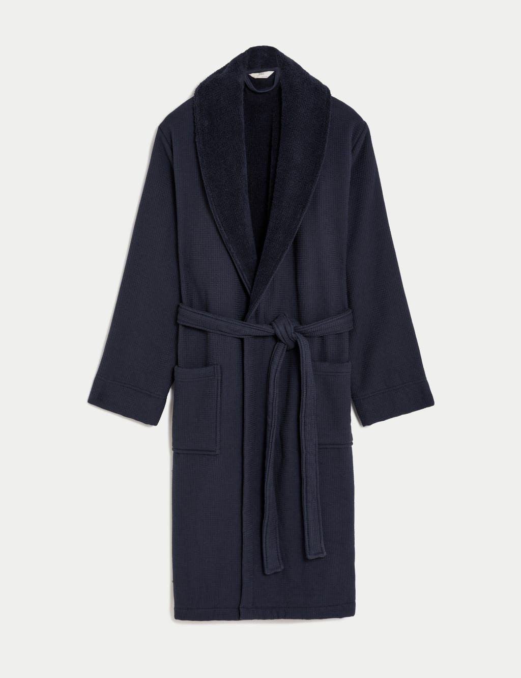 Pure Cotton Waffle Dressing Gown M&S Collection M&S