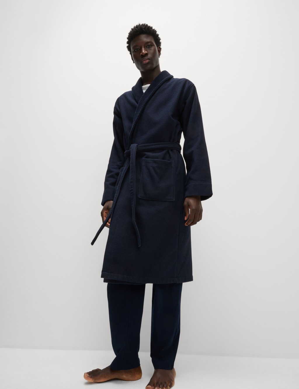 Mens wool dressing on sale gown