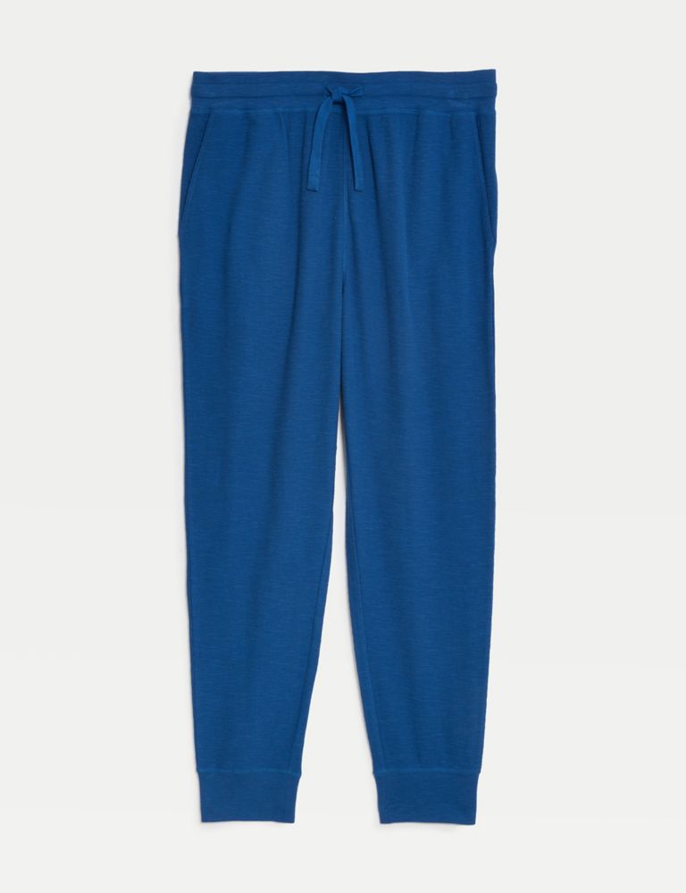 Pure Cotton Waffle Jogger Bottoms 2 of 5