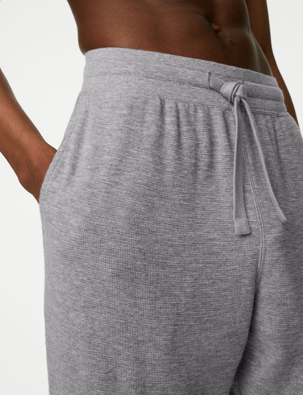 Pure Cotton Waffle Jogger Bottoms 2 of 5