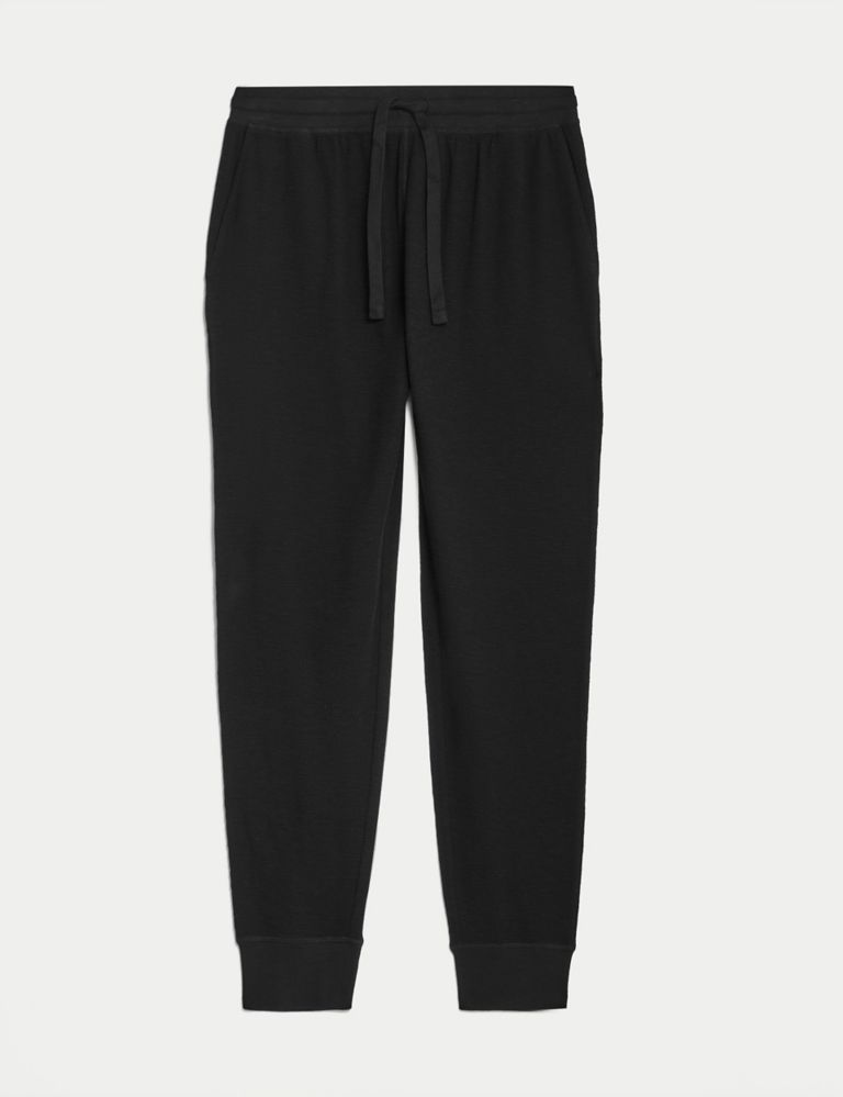Pure Cotton Waffle Jogger Bottoms | M&S Collection | M&S