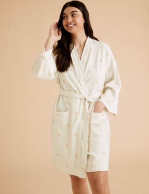 Marks and spencer waffle dressing clearance gown