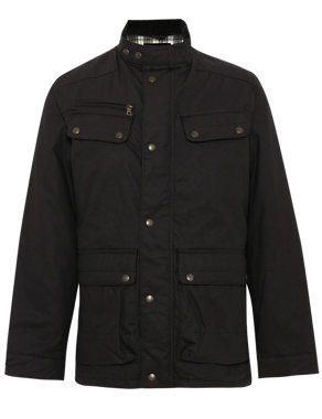 Pure Cotton Water Resistant Jacket Image 2 of 8