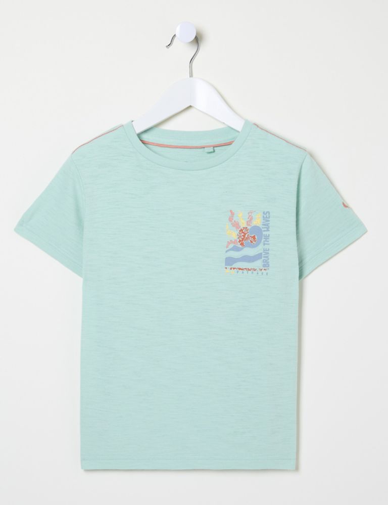 Pure Cotton Waves T-Shirt (3-13 Yrs) 2 of 4