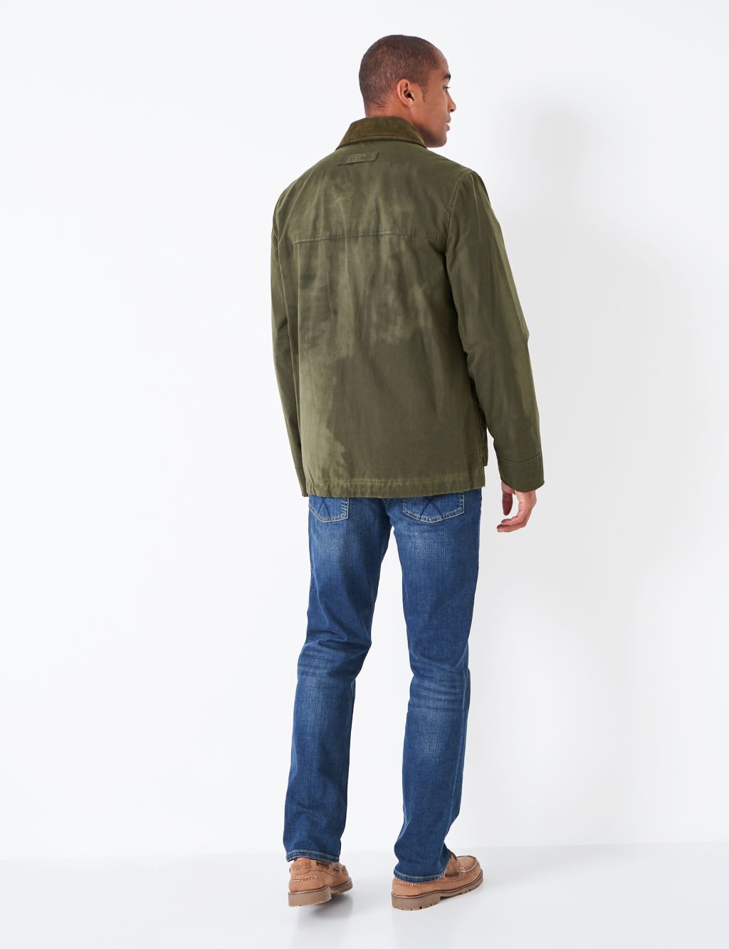 Pure Cotton Wax Jacket | Crew Clothing | M&S