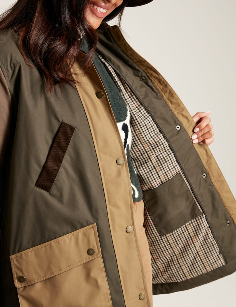 Joules wax trench coat new arrivals