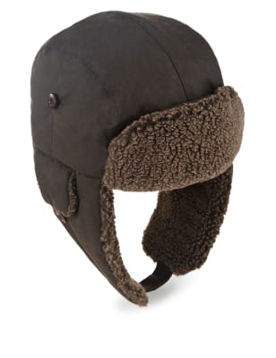 m&s mens trapper hat