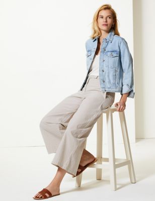 marks and spencer ladies cropped jeans
