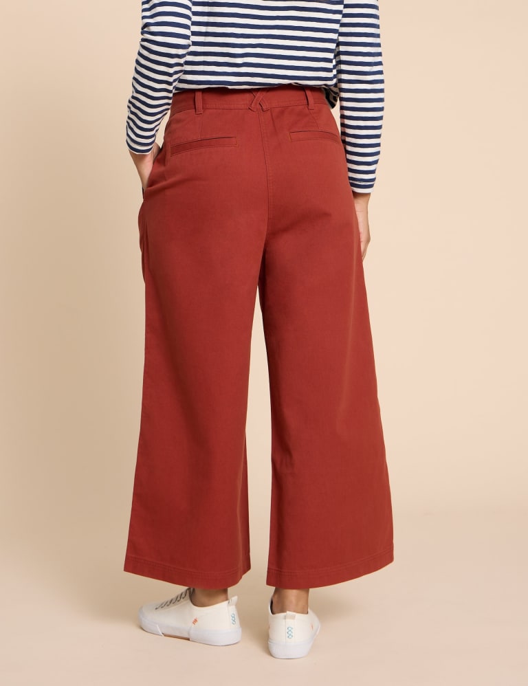 M&s white cropped trousers deals