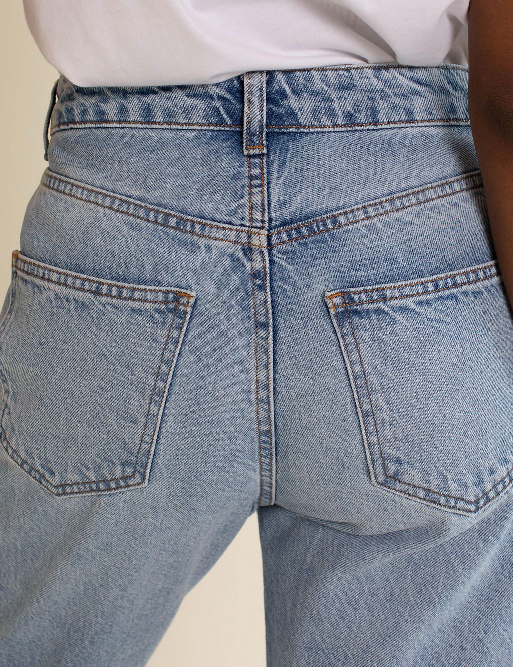 Pure Cotton Wide Leg Jeans 2 of 4