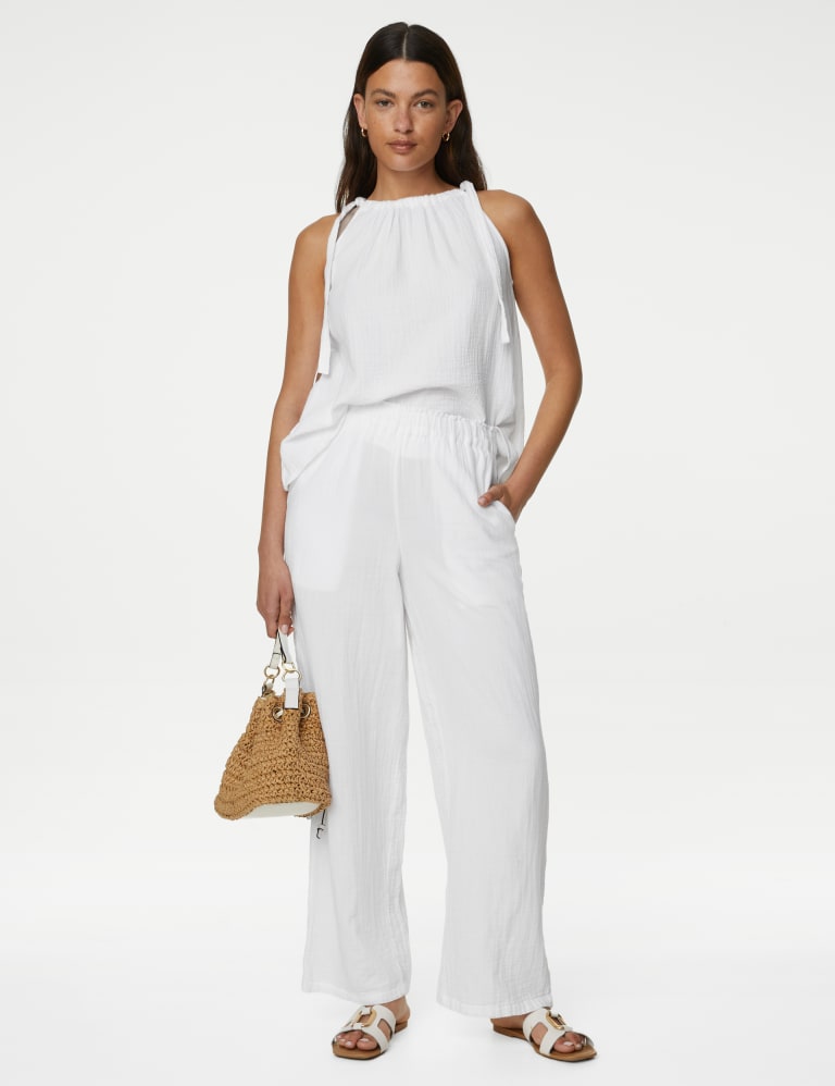 Marks Spencer White Trousers - Buy Marks Spencer White Trousers