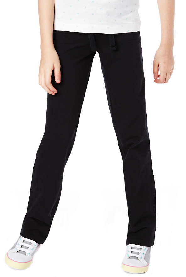 Pure Cotton Wide Waistband Joggers Image 1 of 1