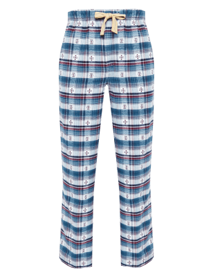 Pure Cotton Winceyette Pyjama Bottoms North Coast M S