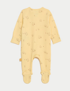 Pure Cotton Winnie the Pooh™ Sleepsuit (7lbs-3 Yrs) Image 2 of 4
