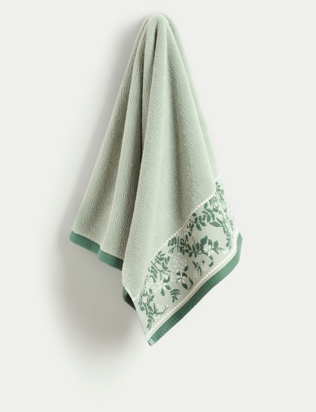 Pure Cotton Woven Floral Towel 4 of 6