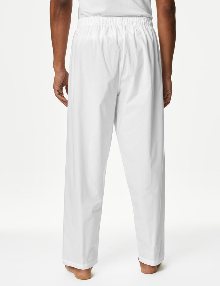 White cotton pants mens clearance