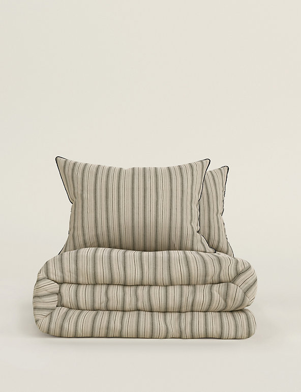 Pure Cotton Woven Stripe Bedding Set M S, Threshold Simple Woven Stripe Duvet Cover Set