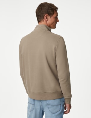 Mens zip up outlet sweatshirt