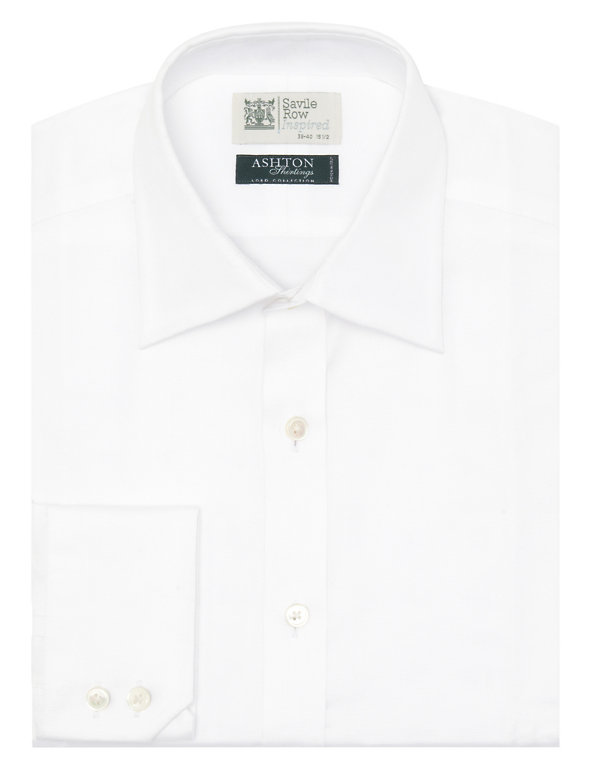 Pure Egyptian Cotton Tailored Fit Shirt Image 1 of 1