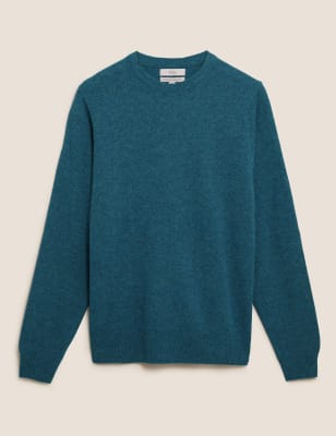 marks and spencer mens lambswool jumpers