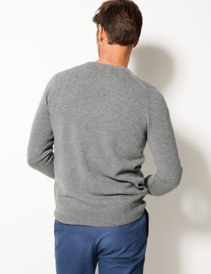 M&s extra fine lambswool on sale jumper