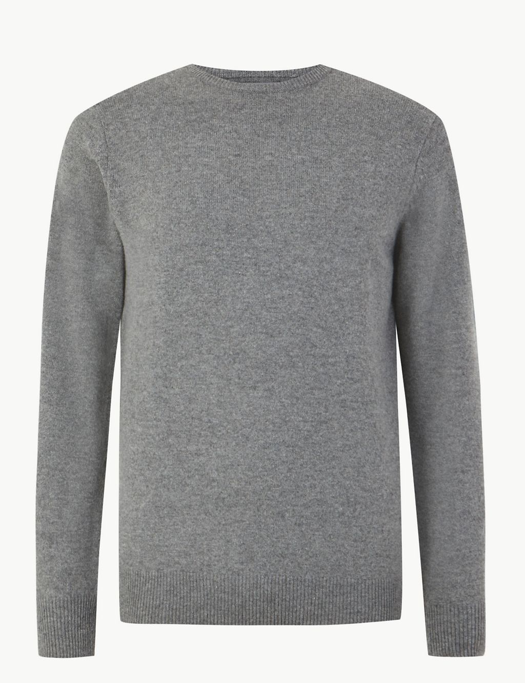 Pure Extra Fine Lambswool Crew Neck Jumper 1 of 4