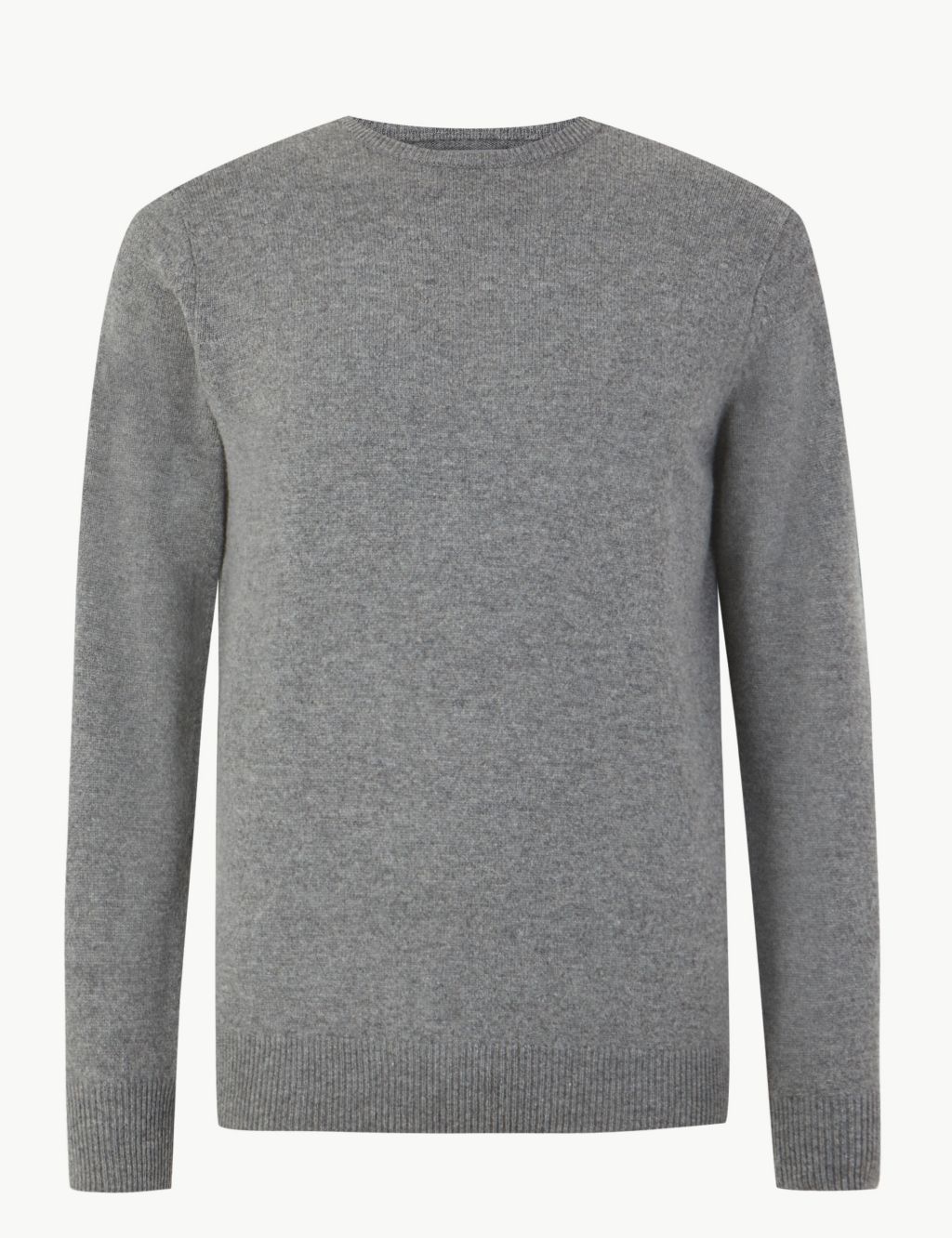 Pure Extra Fine Lambswool Crew Neck Jumper 1 of 4