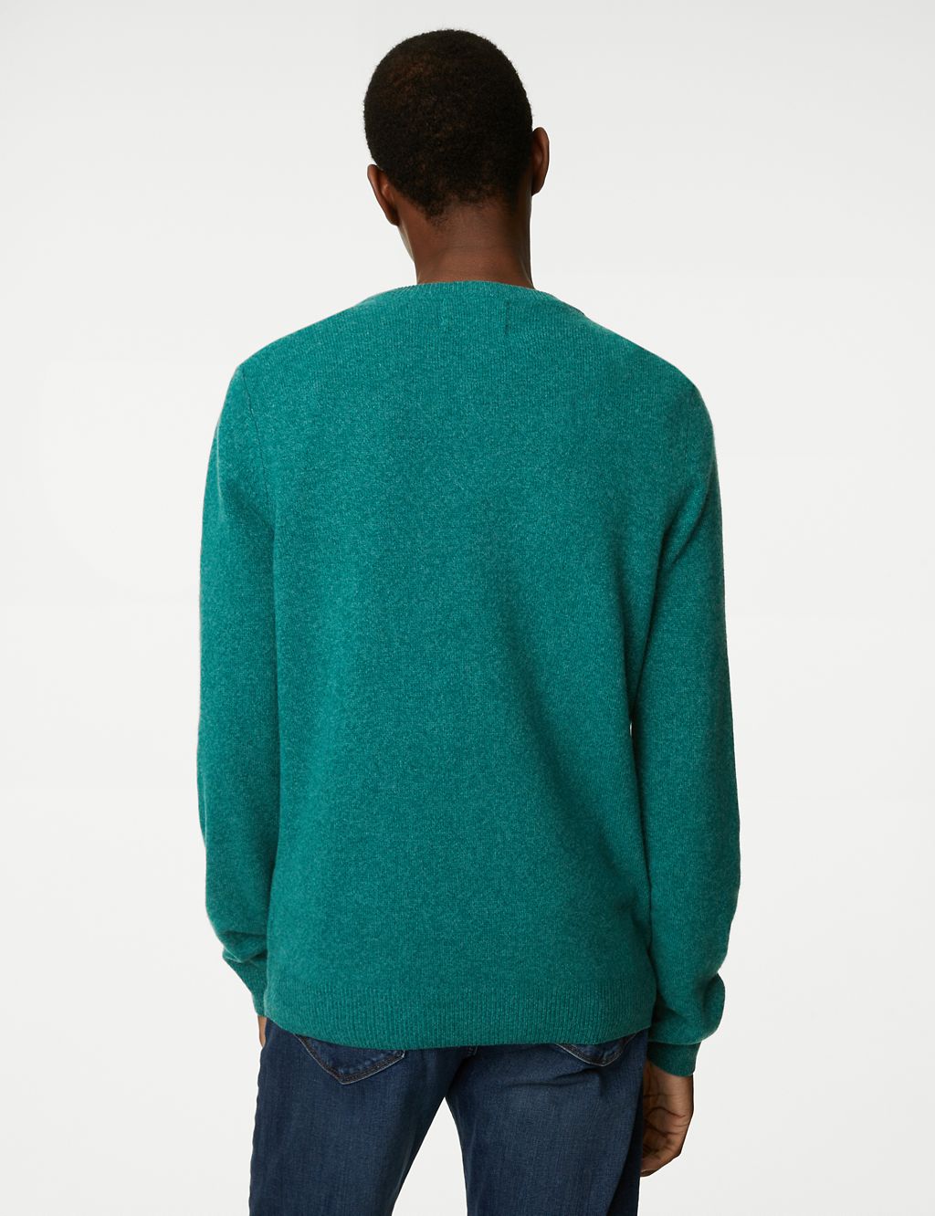 Pure Extra Fine Lambswool Crew Neck Jumper 5 of 5